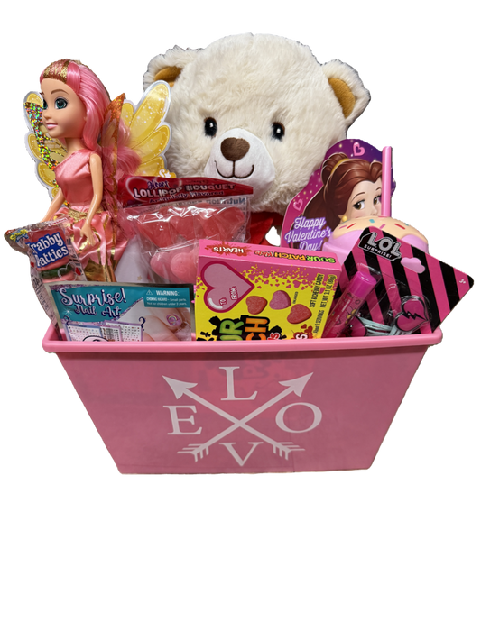 Valentine Day Gift Basket For Girl