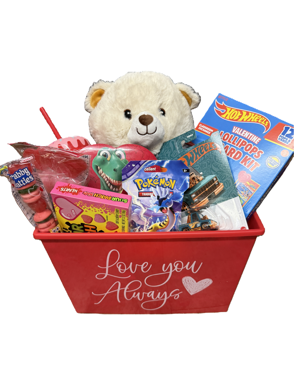 Valentine day Gift Basket For boy