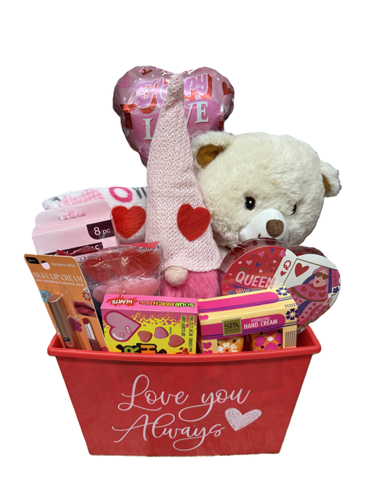 Valentine Day Gift Basket For Her