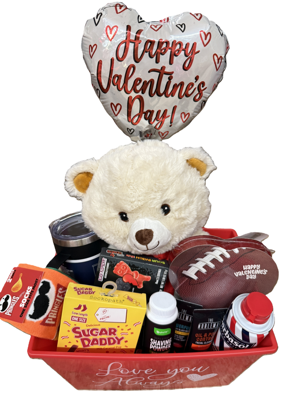 Valentine Day Gift Basket For Him