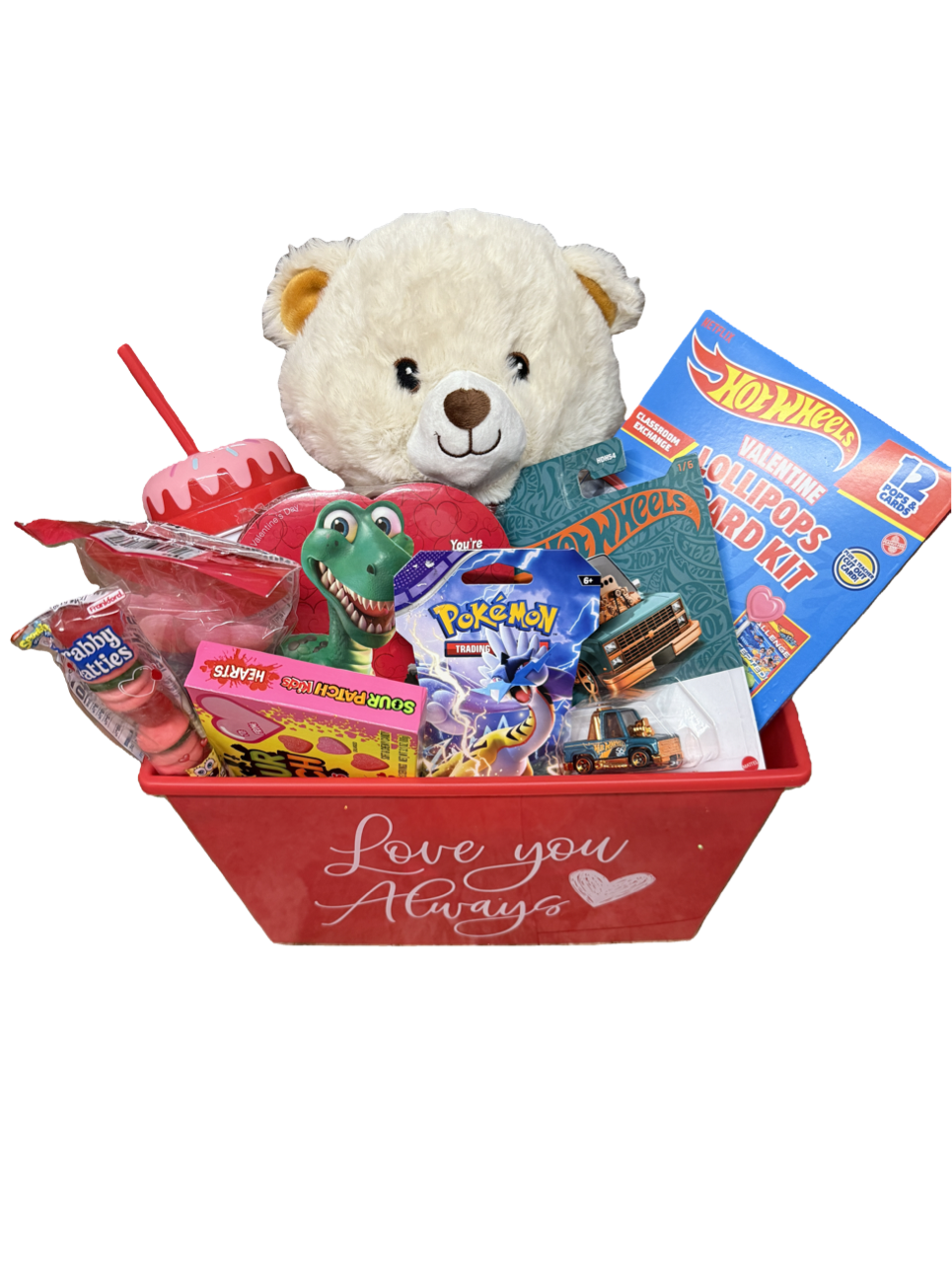 Valentine day Gift Basket For boy